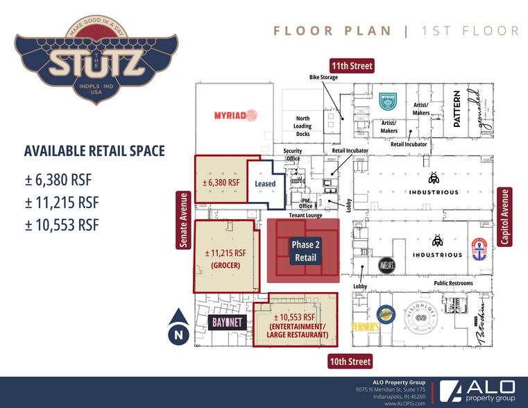 1020-1090 N Capitol Ave, Indianapolis, IN for lease - Site Plan - Image 2 of 47