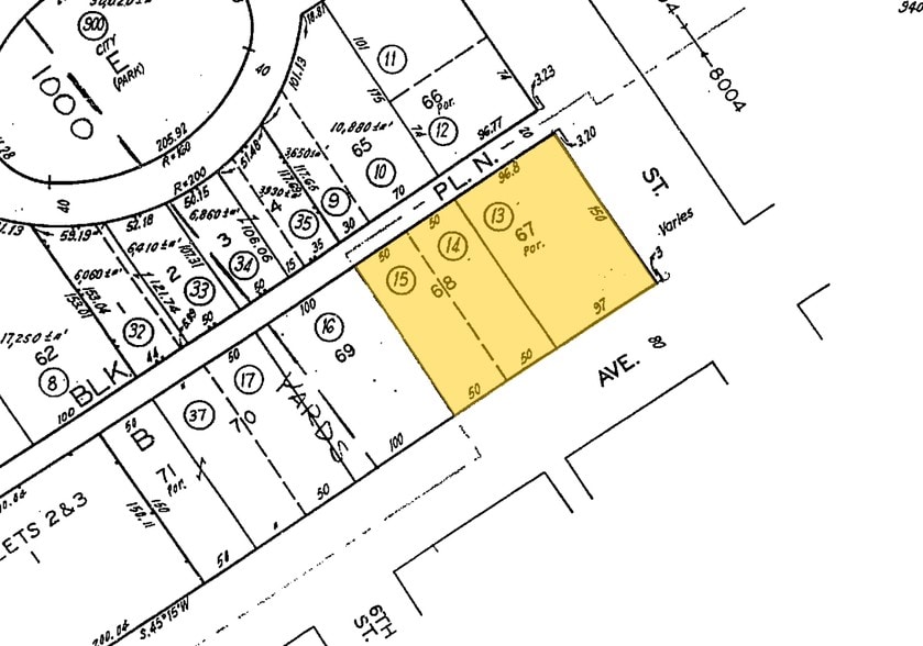 625 Montana Ave, Santa Monica, CA for lease - Plat Map - Image 2 of 4