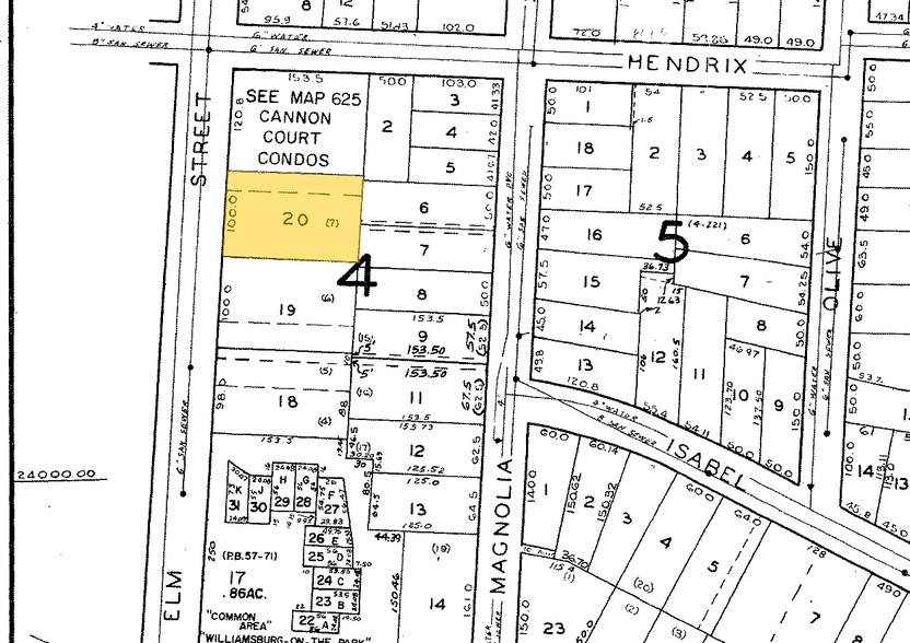 826 N Elm St, Greensboro, NC for lease - Plat Map - Image 2 of 3