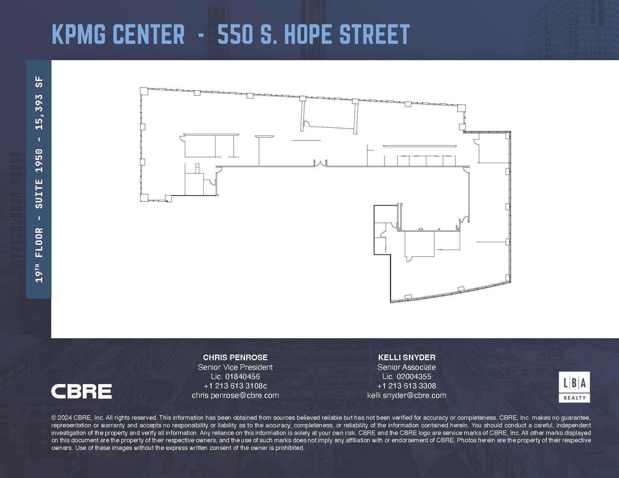 550 S Hope St, Los Angeles, CA for lease Floor Plan- Image 1 of 1