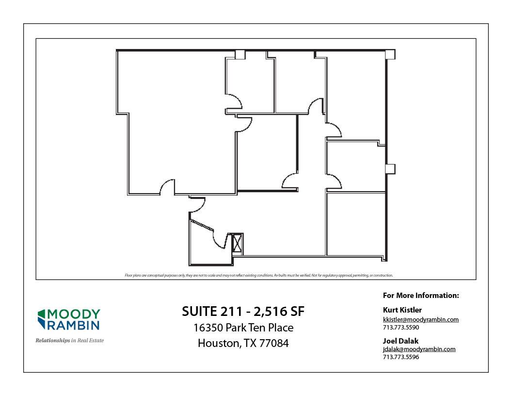 16350 Park Ten Place Dr, Houston, TX for lease Floor Plan- Image 1 of 1