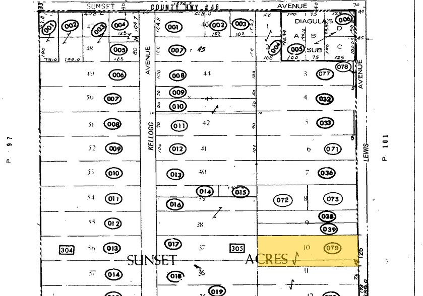 2030 N Lewis Ave, Waukegan, IL for sale - Plat Map - Image 1 of 1