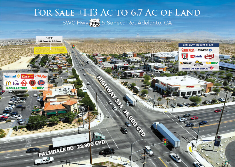 Seneca Road, Adelanto, CA for sale - Aerial - Image 1 of 4