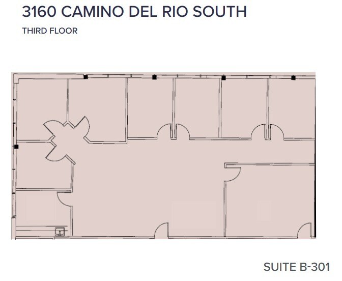 3110 Camino del Rio S, San Diego, CA for lease Floor Plan- Image 1 of 1
