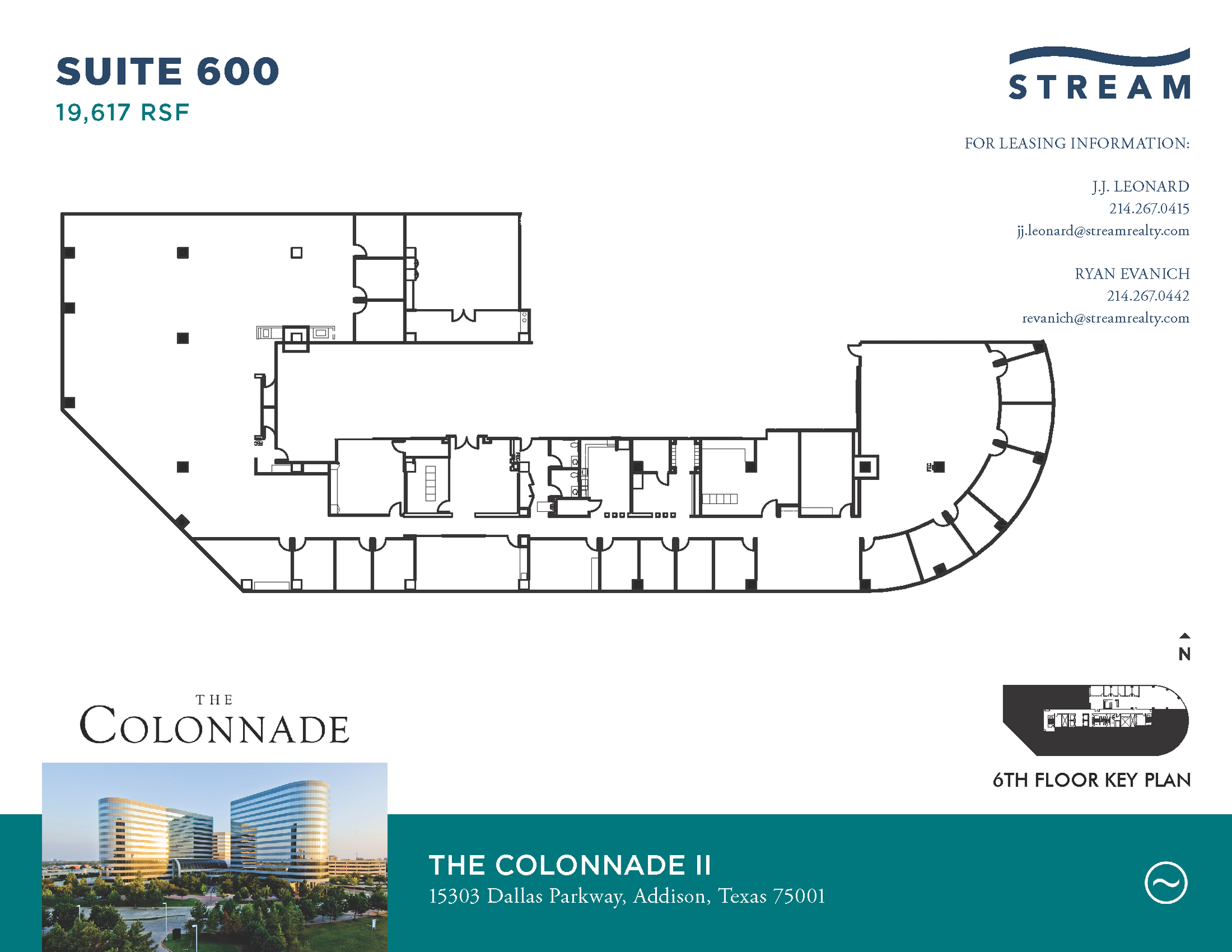 15301 N Dallas Pky, Addison, TX for lease Floor Plan- Image 1 of 2