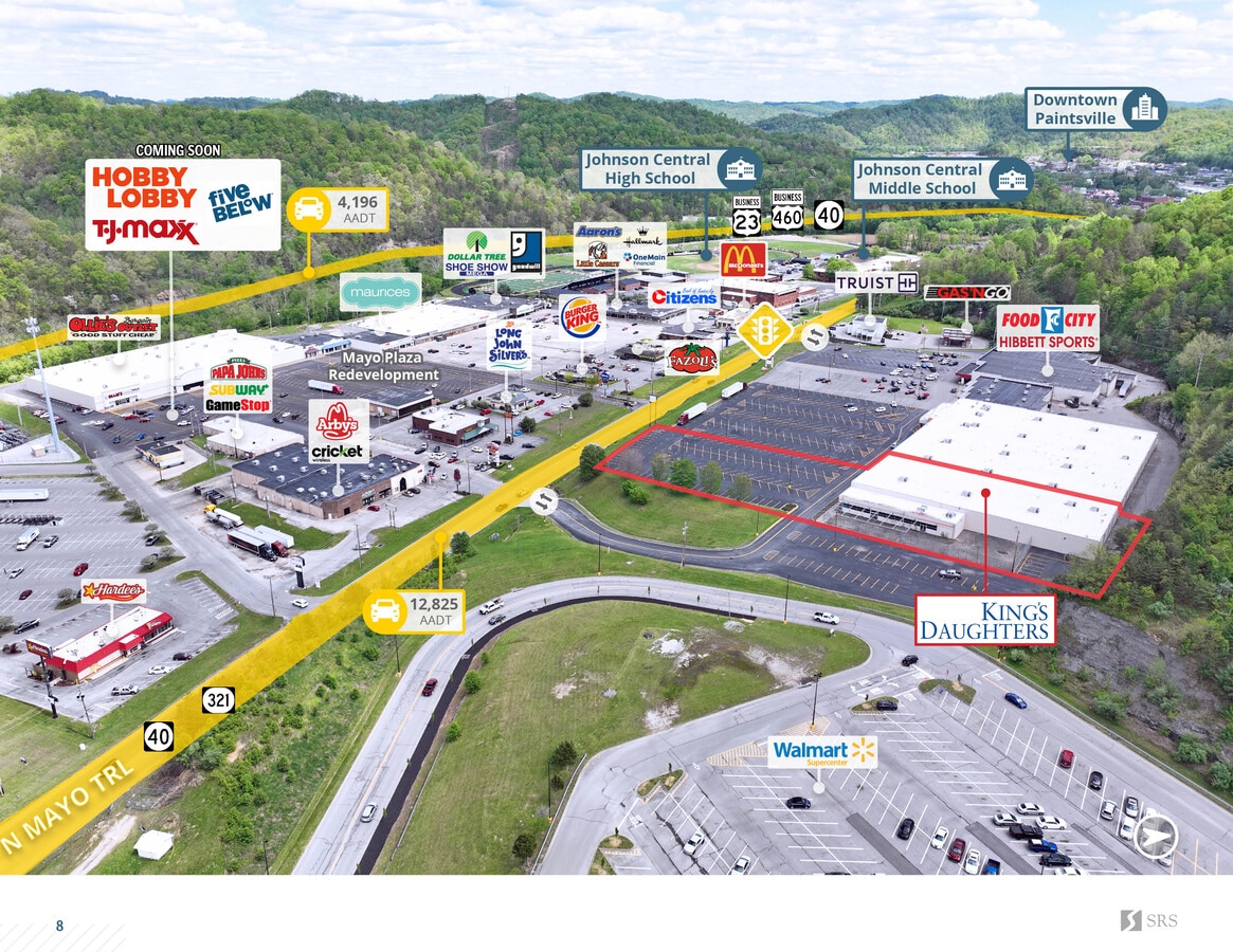 354 N Mayo Trl, Paintsville, KY 41240 Retail for Sale