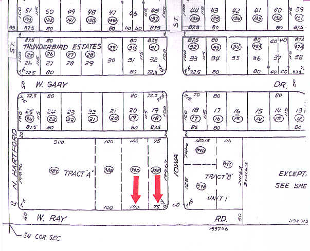 500 W Ray Rd, Chandler, AZ for sale - Plat Map - Image 1 of 1