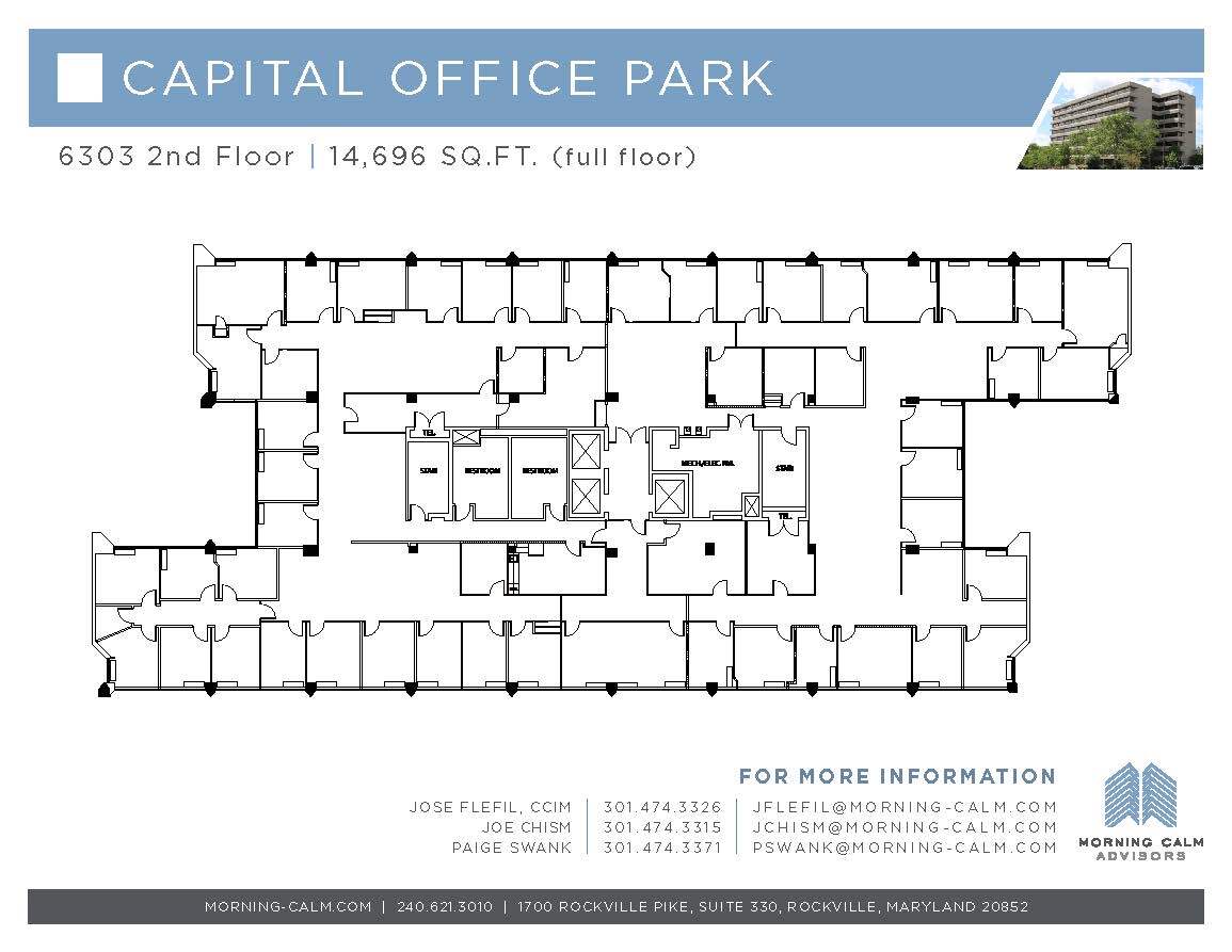 6303 Ivy Ln, Greenbelt, MD for lease Floor Plan- Image 1 of 1