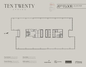 1020 Spring St, Atlanta, GA for lease Floor Plan- Image 1 of 1