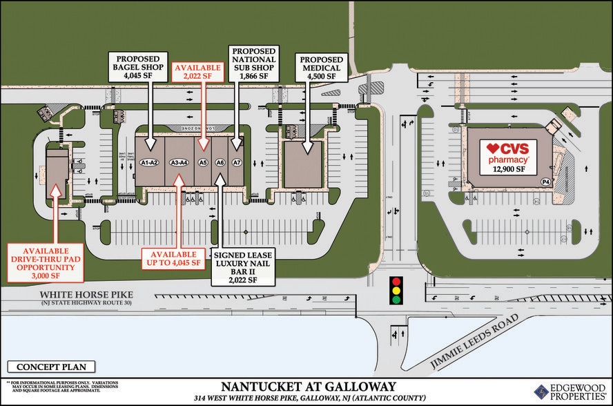 Route 30, Galloway, NJ for lease - Site Plan - Image 2 of 8