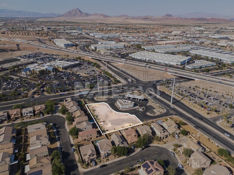 SWC Gibson & Warm Springs, Henderson, NV for lease - Aerial - Image 3 of 5