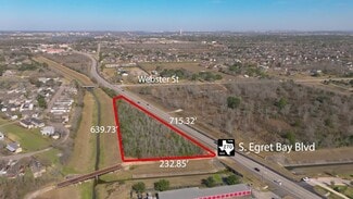 More details for 1.93 AC @ Egret Bay Boulevard & Webster Street, League City, TX - Land for Sale