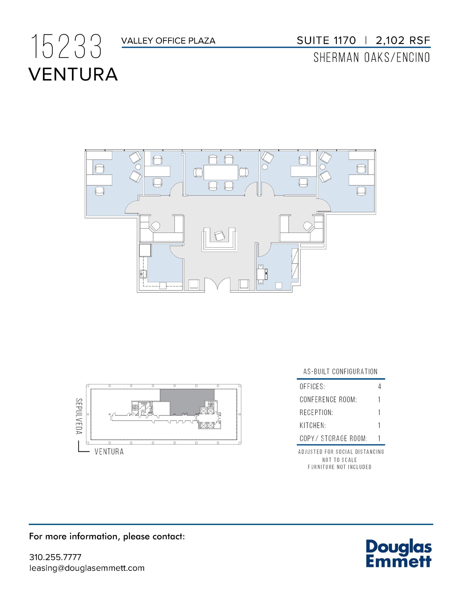 15233 Ventura Blvd, Sherman Oaks, CA for lease Floor Plan- Image 1 of 1