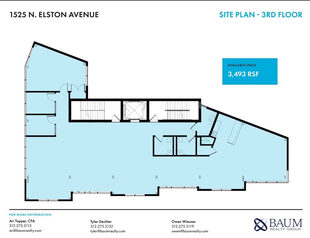 1525 N Elston Ave, Chicago, IL for lease Floor Plan- Image 1 of 1