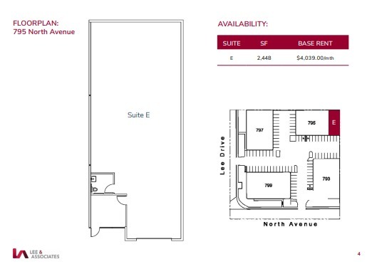 795 North Ave, Vista, CA for lease Floor Plan- Image 1 of 1