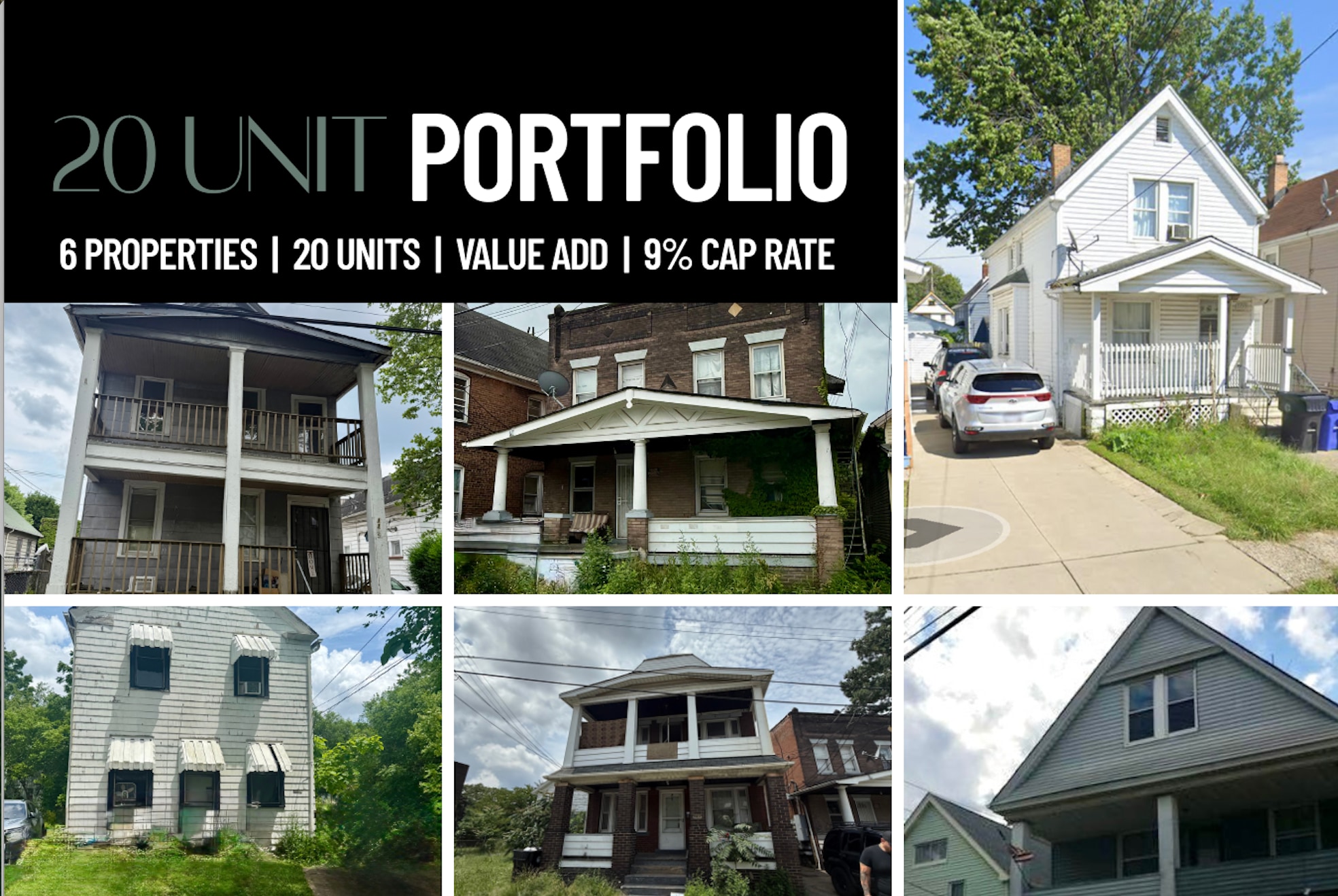 20 unit with 9.77% cap rate portfolio of 6 properties for sale on LoopNet.com Building Photo- Image 1 of 5