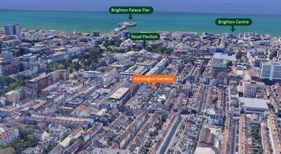 Unit C1 & C2, 22-23 Kensington St, Brighton, ESX - Aerial  map view