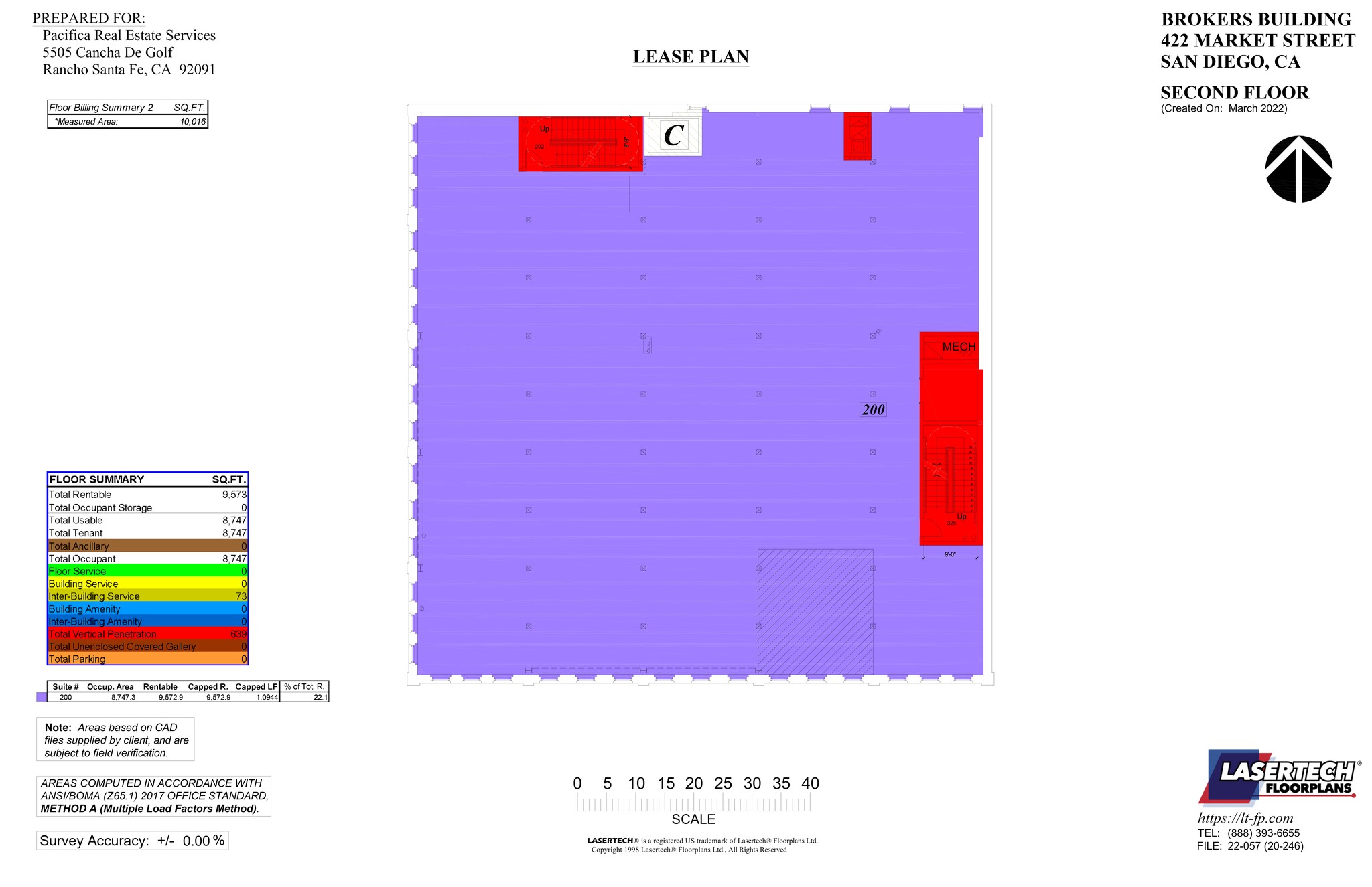 422 Market St, San Diego, CA for lease Site Plan- Image 1 of 1