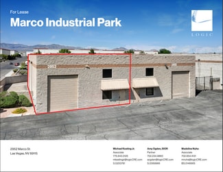 More details for 2952 Marco St, Las Vegas, NV - Industrial for Lease