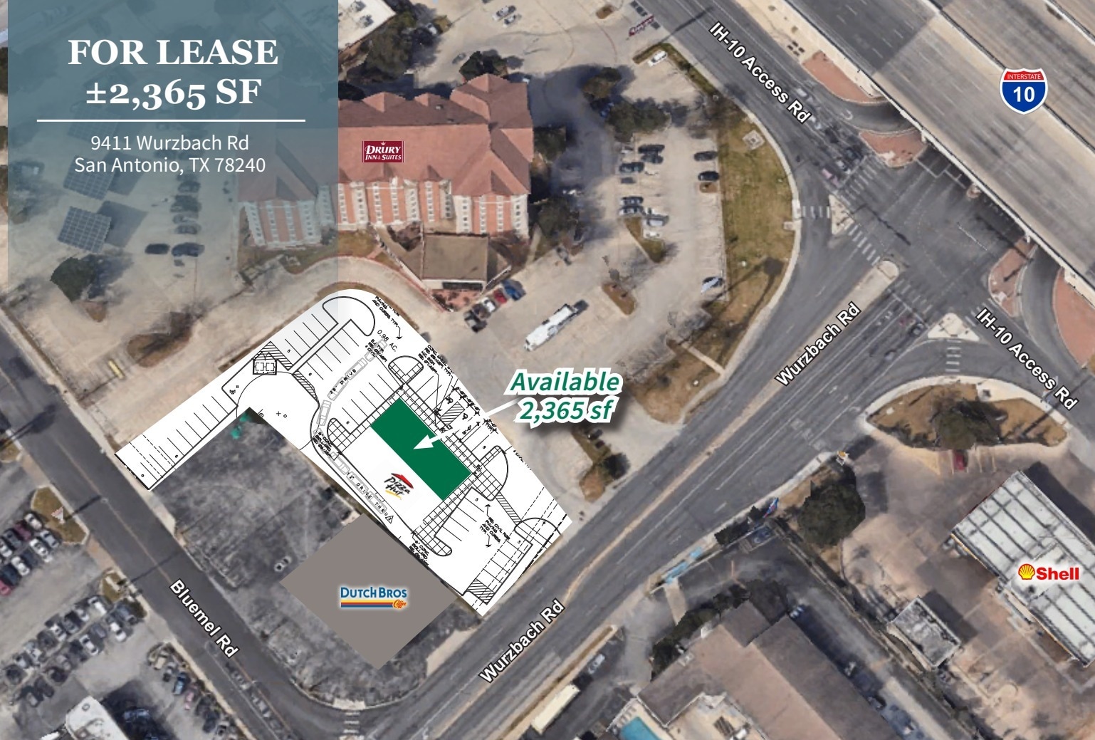 9411 Wurzbach Rd, San Antonio, TX for lease Building Photo- Image 1 of 5