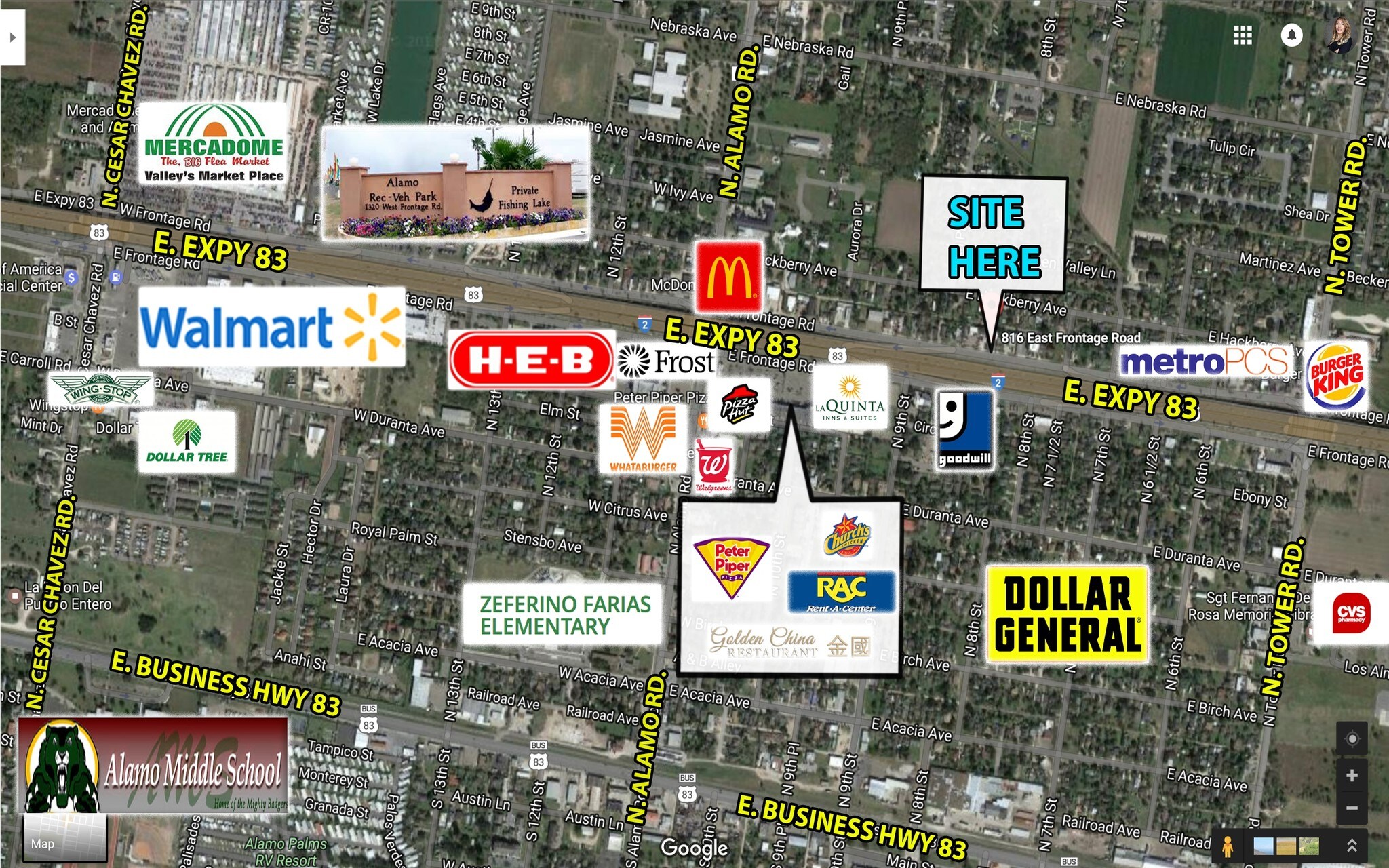 816 E Frontage Rd, Alamo, TX for sale Building Photo- Image 1 of 1