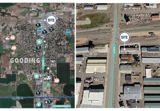 102 N Main St, Gooding, ID - Aerial  map view
