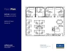 4020 N 20th St, Phoenix, AZ for lease Floor Plan- Image 1 of 2