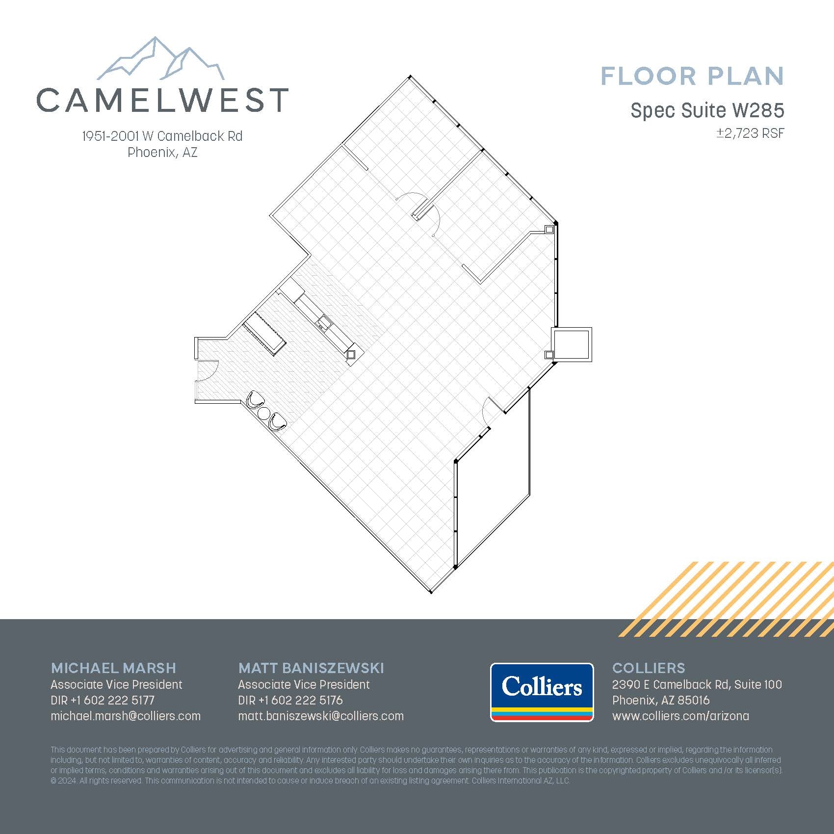 2001 W Camelback Rd, Phoenix, AZ for lease Floor Plan- Image 1 of 1