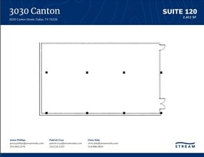 3030 Canton St, Dallas, TX for lease Floor Plan- Image 2 of 2