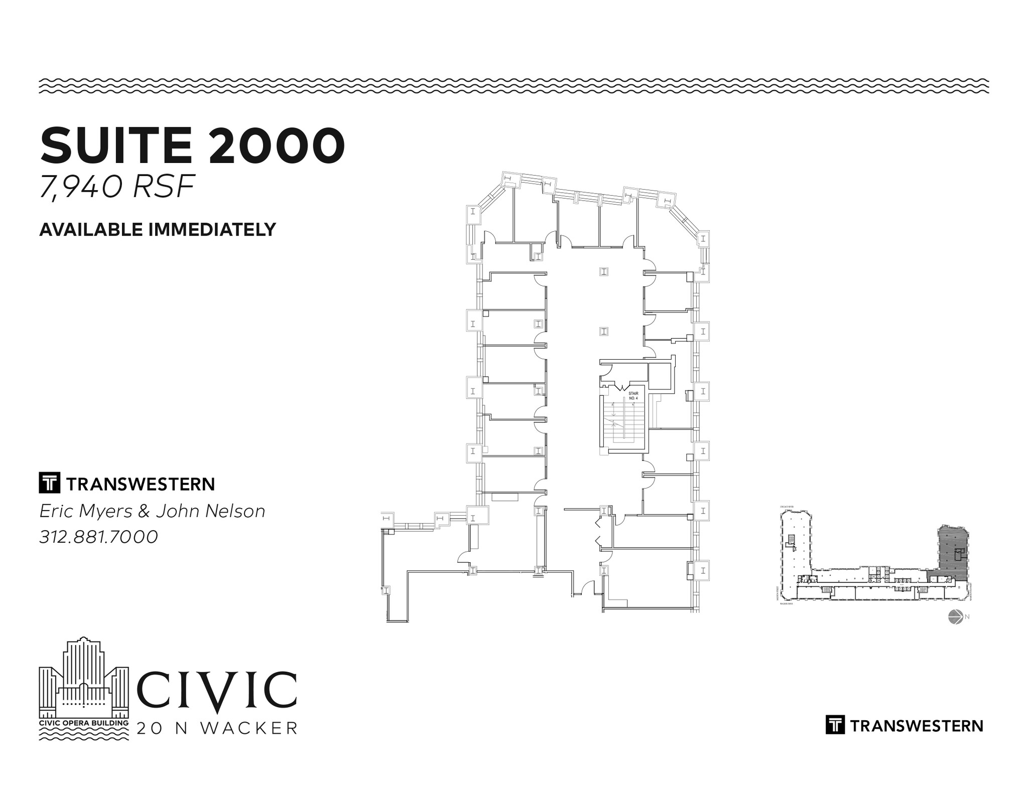 20 N Wacker Dr, Chicago, IL for lease Floor Plan- Image 1 of 1