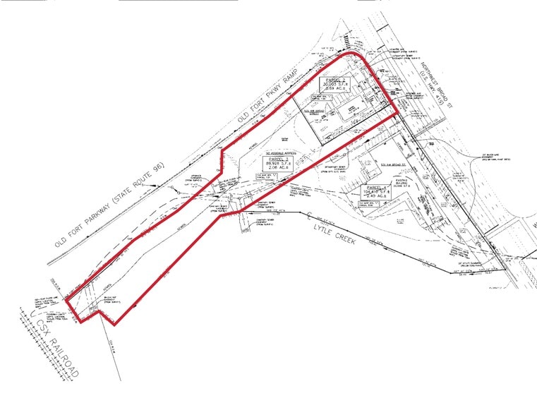 535 NW Broad St, Murfreesboro, TN for sale - Site Plan - Image 3 of 3