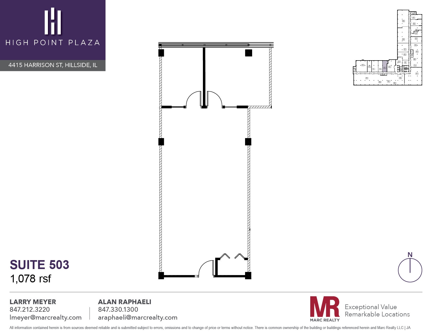 4415 W Harrison St, Hillside, IL for lease Floor Plan- Image 1 of 1