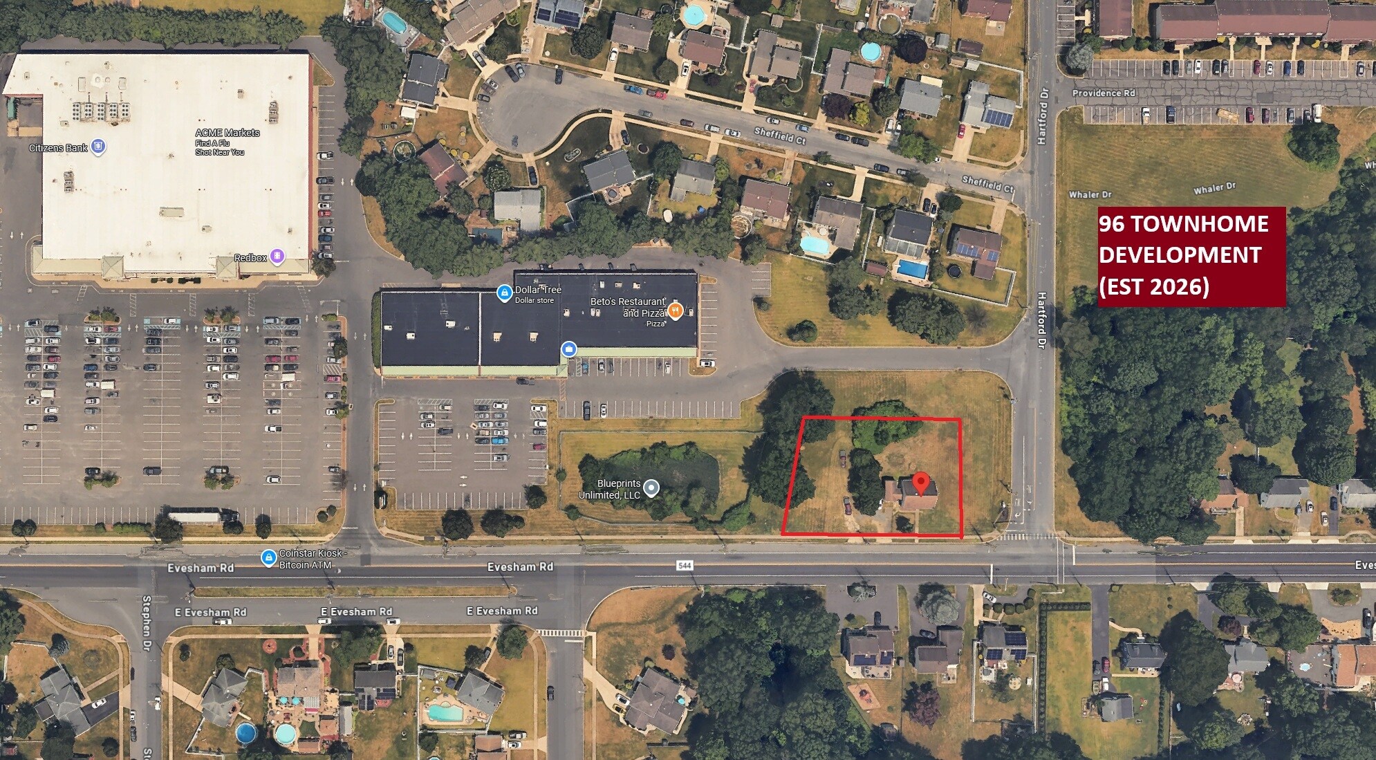 807 E Evesham Rd, Runnemede, NJ for lease Aerial- Image 1 of 3