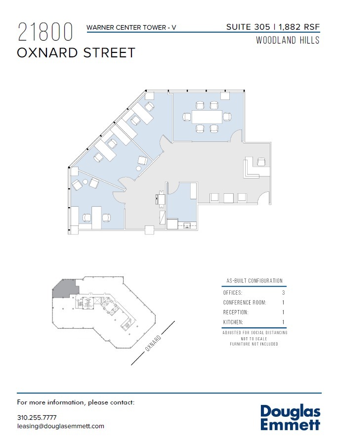 21800 Oxnard St, Woodland Hills, CA for lease Floor Plan- Image 1 of 1