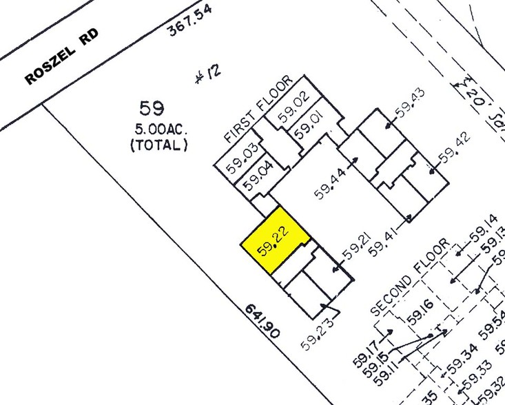 12 Roszel Rd, Princeton, NJ for lease - Plat Map - Image 2 of 15