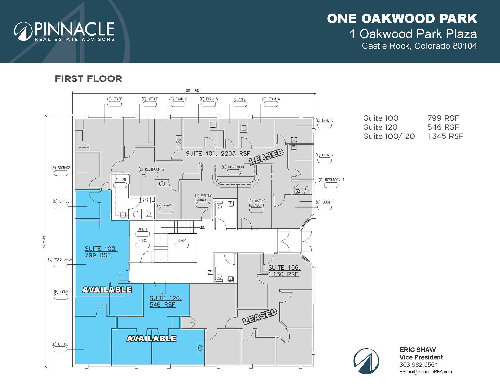 1 Oakwood Park, Castle Rock, CO for lease Floor Plan- Image 1 of 1