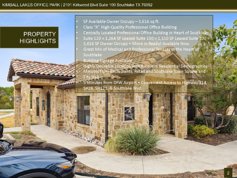 2101 E Kirkwood Blvd, Southlake, TX for sale - Building Photo - Image 2 of 47