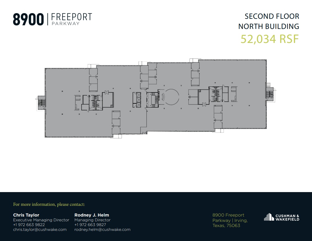 8900 Freeport Pky, Irving, TX for lease Floor Plan- Image 1 of 1