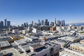 1100 Wall St, Los Angeles, CA - aerial  map view