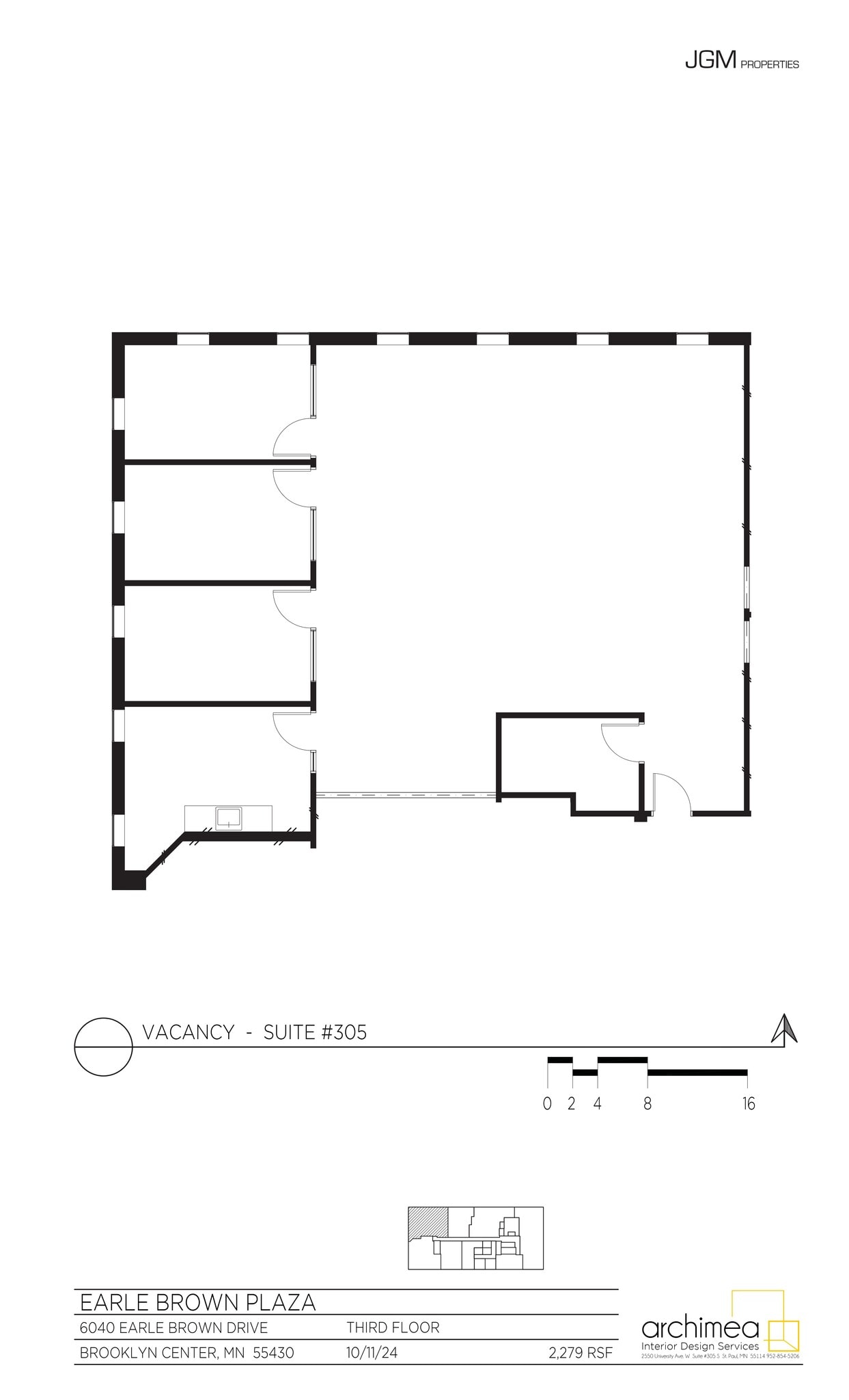 6040 Earle Brown Dr, Brooklyn Center, MN for lease Site Plan- Image 1 of 2