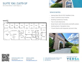 45 S Park Blvd, Glen Ellyn, IL for lease Floor Plan- Image 1 of 1