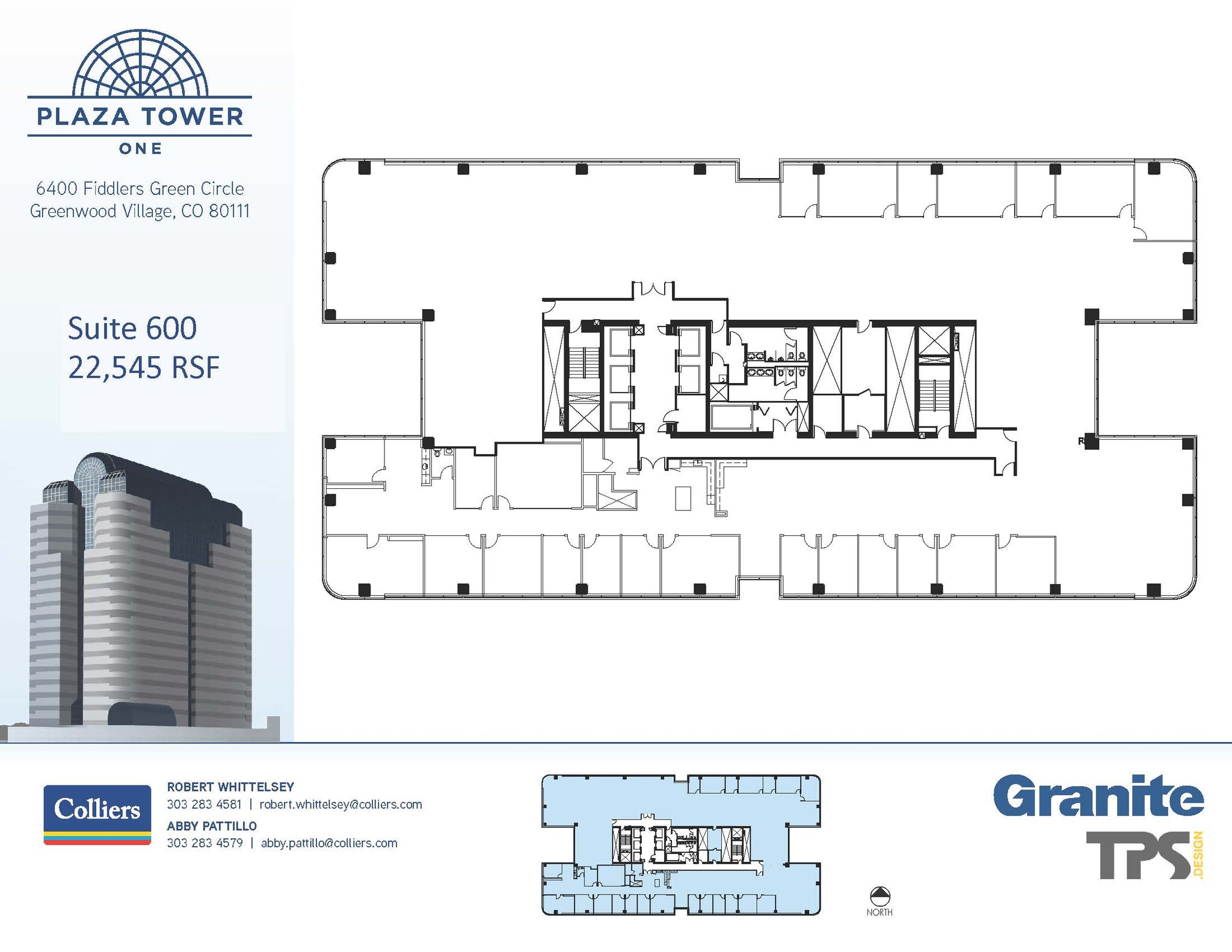 6400 S Fiddlers Green Cir, Greenwood Village, CO for lease Floor Plan- Image 1 of 1