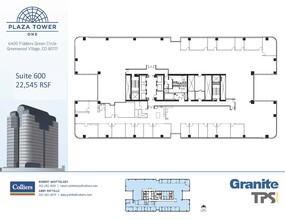 6400 S Fiddlers Green Cir, Greenwood Village, CO for lease Floor Plan- Image 1 of 1