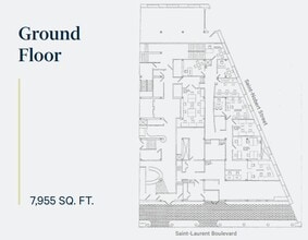 2095-2101 Boul Saint-Laurent, Montréal, QC for lease Floor Plan- Image 1 of 1