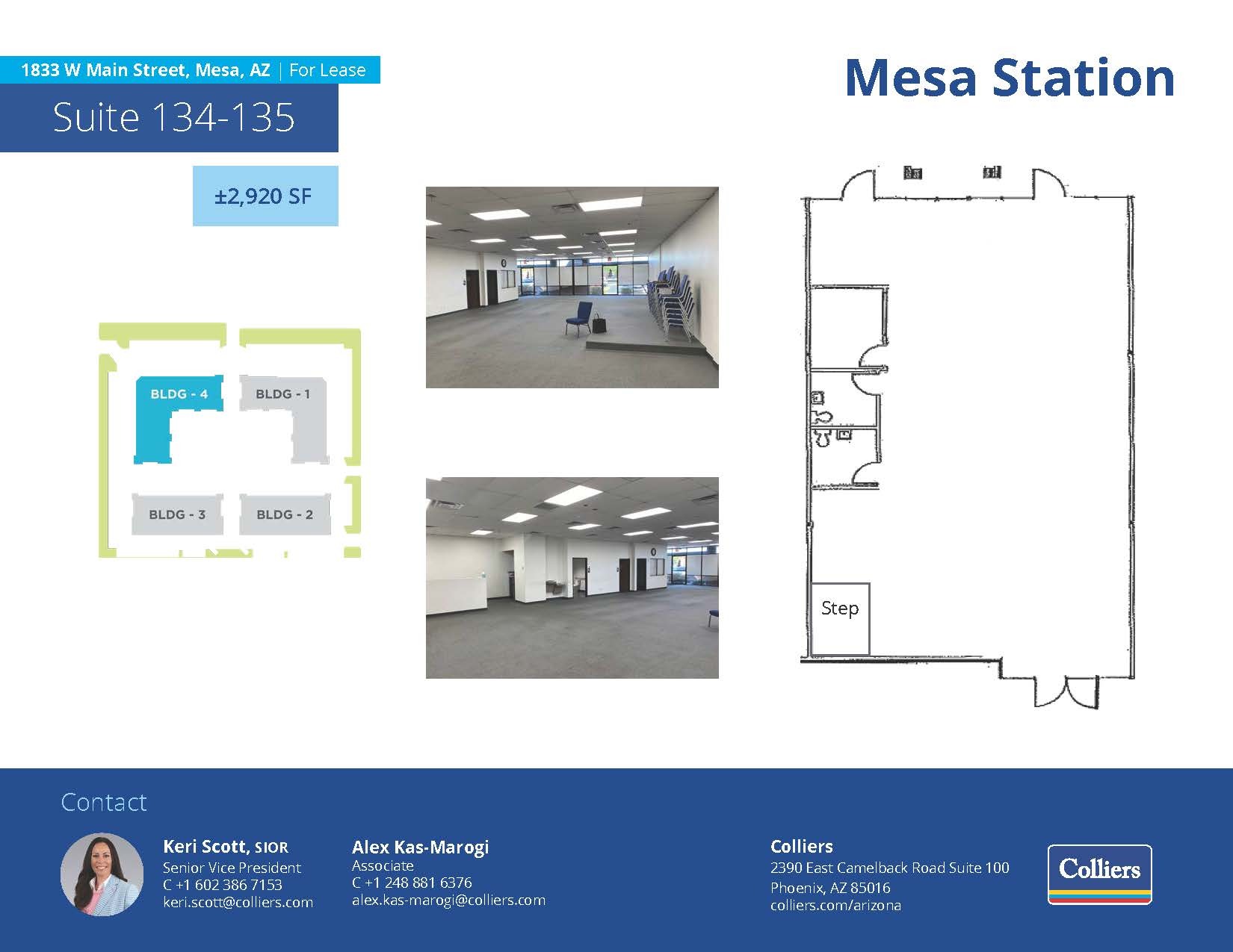 1833 W Main St, Mesa, AZ for lease Floor Plan- Image 1 of 1