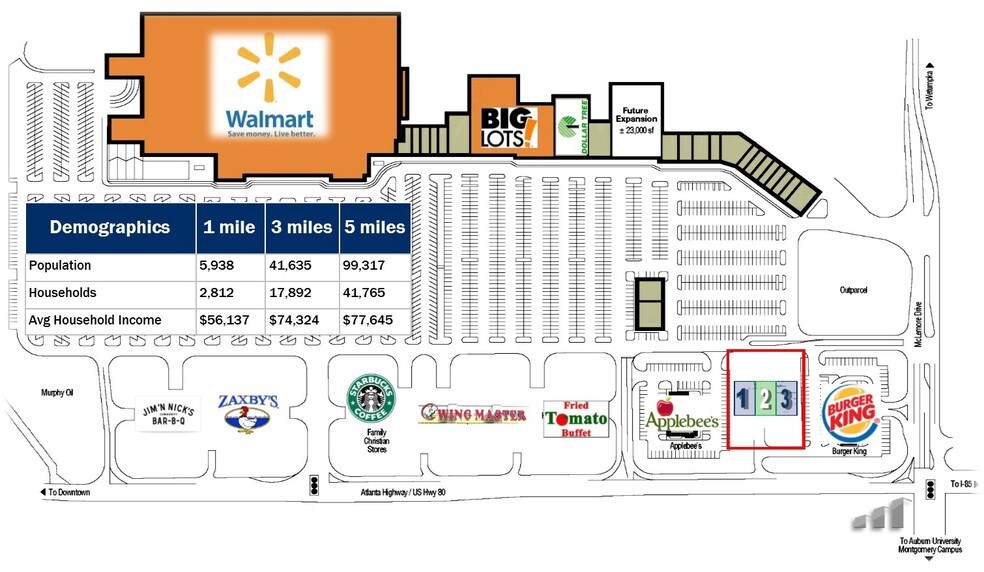 6611 Atlanta Hwy, Montgomery, AL for sale - Building Photo - Image 1 of 1