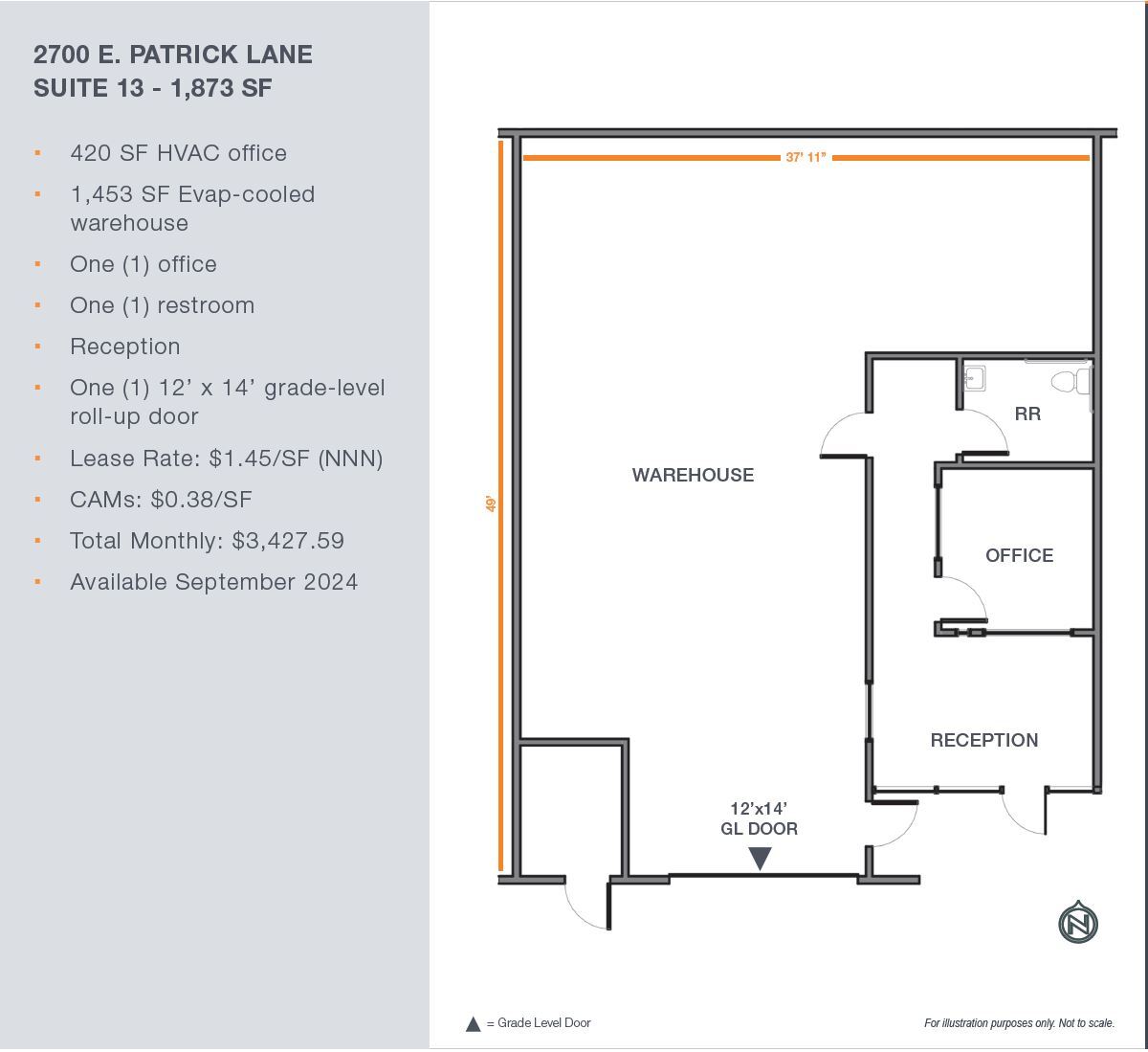 2700 E Patrick Ln, Las Vegas, NV for lease Floor Plan- Image 1 of 1