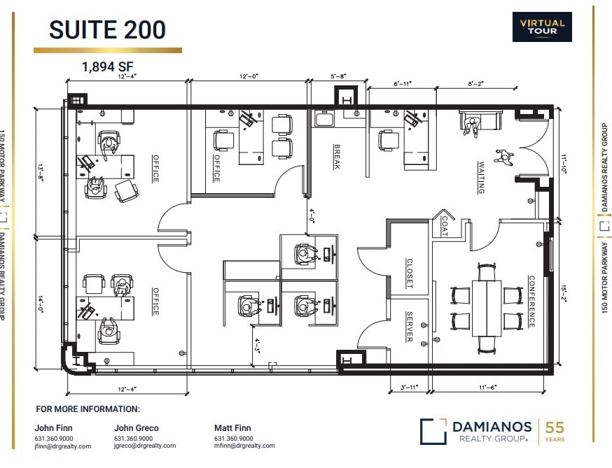 150 Motor Pkwy, Hauppauge, NY for lease Floor Plan- Image 1 of 1