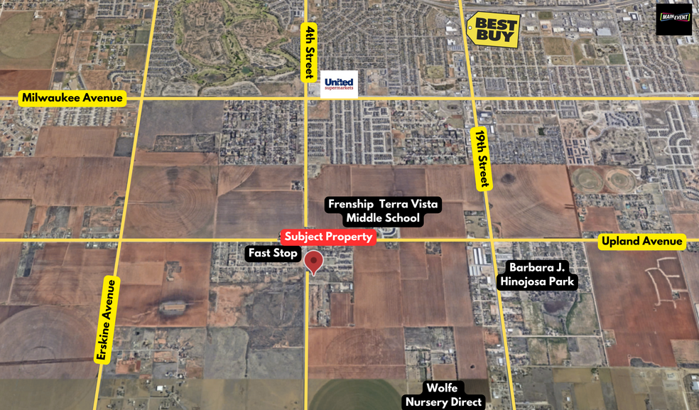 7341 W 4th St, Lubbock, TX for sale - Aerial - Image 2 of 3