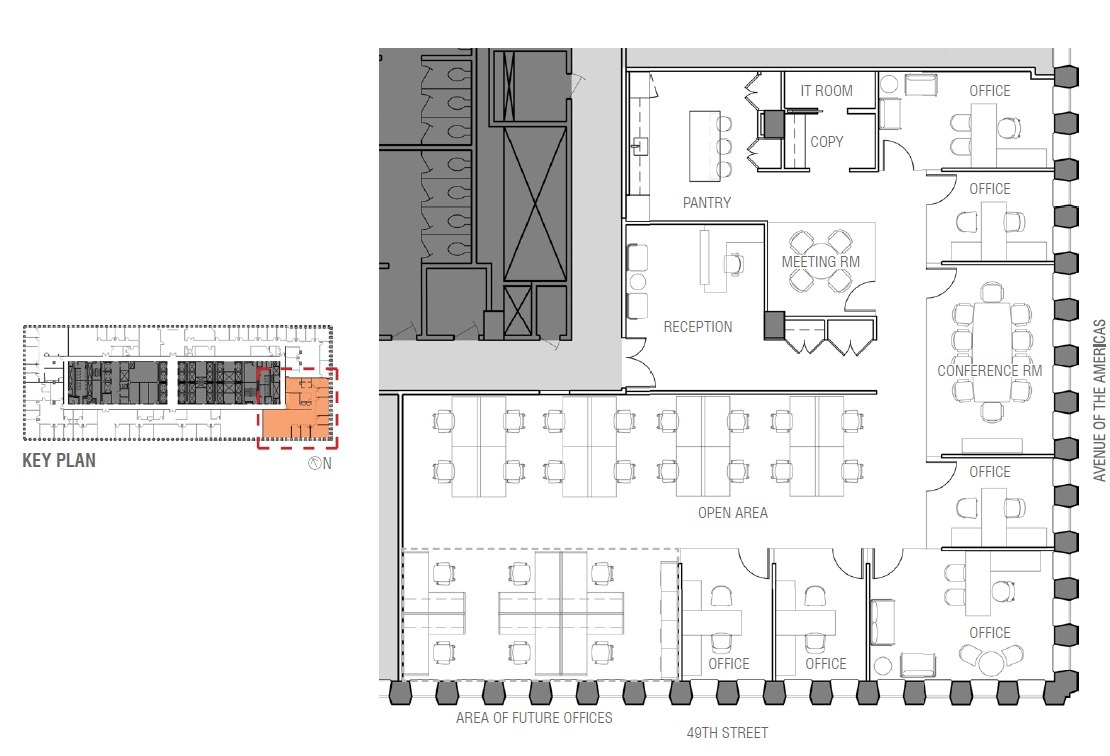 1251 Avenue of the Americas, New York, NY for lease Floor Plan- Image 1 of 1